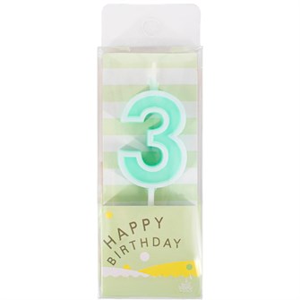 Свеча для торта Цифра 3 141V-400 462-524