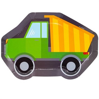 Тарелка фигурная Самосвал 25 см 6 штук 1502-4672 462-804