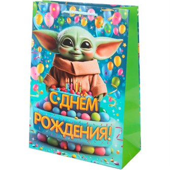 Пакет Чудо праздник глянцевый ml Воин звезд PML-130520-SW 660-301