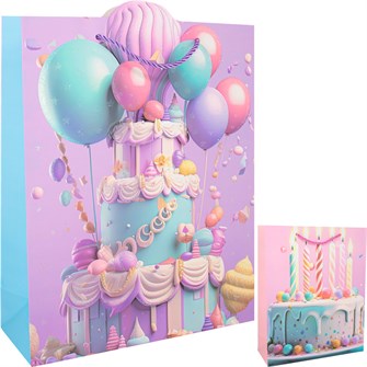 {{photo.Alt || photo.Description || 'Пакет 26х32х10см с блестками Торт 141V-870'}}