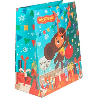 Пакет Чудо праздник аппликация Союзмультфильм l Чебурашка новогодний PL-130561-CH 660-449