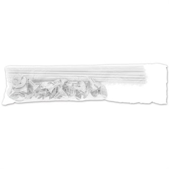 Комплект Палочка+Розетка Белые, 25шт 1302-0464 560-391