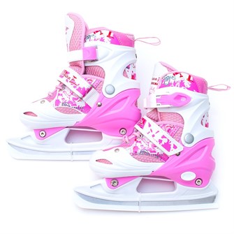 Коньки раздвижные Saimaa, размер M (35-38), розовые B906 ICEWAY 266-461