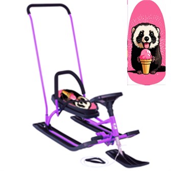 Снегокат 140 SNOWKAT Go Go Ice ferret с П-образным толкателем 266-353