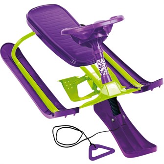 Снегокат Тимка спорт ТСП/ЛФ лимонный/фиолетовый /Ника/ 266-582