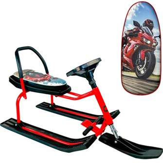 {{photo.Alt || photo.Description || 'Снегокат 208 высокий со склад спинкой SNOWKAT Auto Car красный мотоцикл'}}