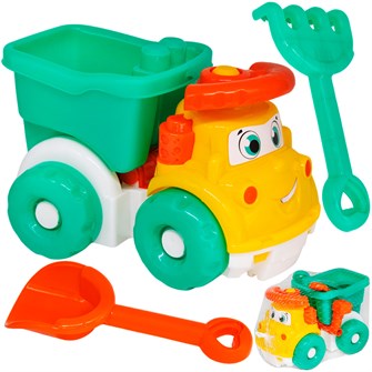 {{photo.Alt || photo.Description || 'Песочный набор КРОКОТАМ Веселый грузовик 5 предмета ПН11-О1 зелено-желтый /8/'}}