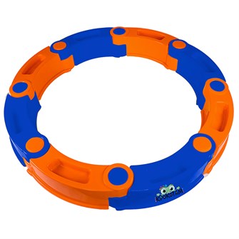 Песочница модульная Крокотам 8 сегментов оранжевый и синий D139 8П210540 373-454