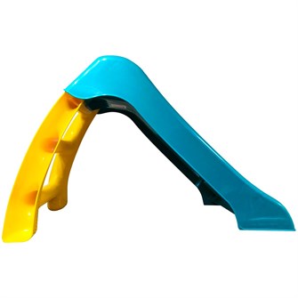 Горка пластик 70см бирюзово-желтая Пл-С115 372-056