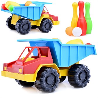 Автомобиль Грузовик Карьерный + Кегли 3-277 Кассон /6/ 102-908