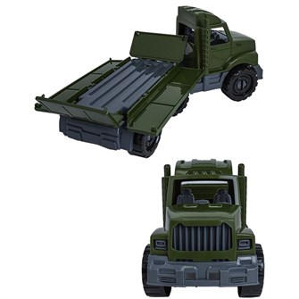 Автомобиль Тягач БИЗОН бортовой с прицепом Военный И-5116 201-861