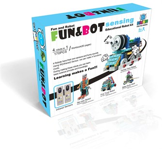 🔰Электромеханический конструктор Huna My Robot Time "Sensing" ✅ 9271