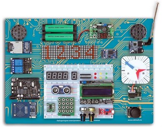 {{photo.Alt || photo.Description || 'Образовательный конструктор с методическим пособием "Лаборатория электроники и программирования. 77 ПРОЕКТОВ ДЛЯ ARDUINO"'}}