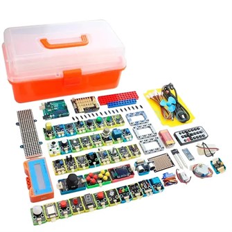 Расширенный стартовый набор для робототехники UNO R3 (63 в 1) + 13 уроков в среде Scratch 3912