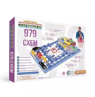 Электронный конструктор Знаток "979 схем" 70025 4648