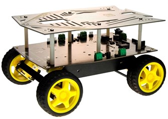 Четырехколесная робот-машинка DFRobot Cherokey: A 4WD Basic Robot Building Kit for Arduino 4047