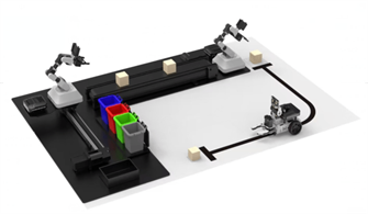 Учебно-лабораторный комплект для изучения автоматизированных линий и перемещения 9304