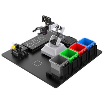 Учебно-лабораторный манипулятор с угловой кинематикой и сортировкой 9302