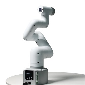 {{photo.Alt || photo.Description || 'Робот-манипулятор DFRobot MyCobot с прямоугольным основанием'}}