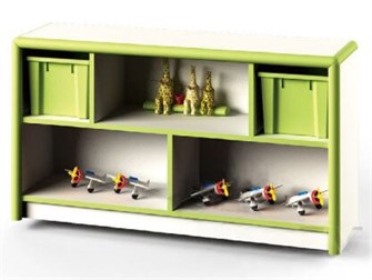 Стеллаж двухуровневый, открытый Yucai (2 крупных лотка) ✅ 13912