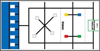 Поле для соревнования WRO 2018 