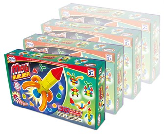 {{photo.Alt || photo.Description || 'Магнитный конструктор Popular Playthings "Строитель. Базовый (30 деталей)" + "Колесная база". Комплект на группу ✅'}}