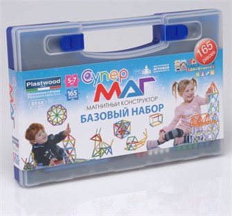 {{photo.Alt || photo.Description || 'Магнитный конструктор "Супермаг" Базовый набор ✅'}}