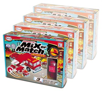 {{photo.Alt || photo.Description || 'Магнитный конструктор Popular Playthings Транспорт "Смешай и собери. Пожарная и спасательная техника" (Комплект на группу) ✅'}}