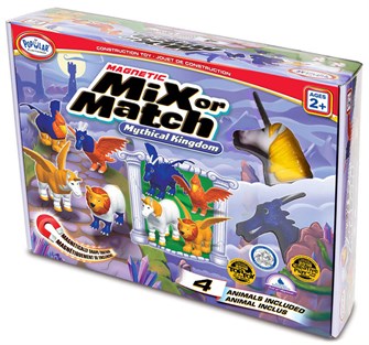 {{photo.Alt || photo.Description || 'Магнитный конструктор Popular Playthings "Смешай и собери. Мистические животные" (Стартовый набор) ✅'}}