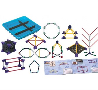 Конструктор образовательный K'NEX Education "Математика, Алгебра, Геометрия: Средняя школа" ✅ 9516