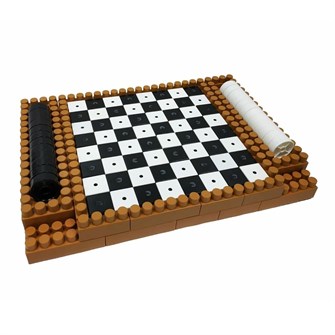 Конструктор Bauer «Строим и играем в шашки» (Комплект для 2 человек) ✅ 3102