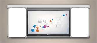 {{photo.Alt || photo.Description || '🔰Интерактивный рельсовый комплект 4000*1500 мм с интерактивной доской 83" (маркерный белый) ✅'}}