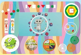 Интерактивная панель с бизибордом Service.Interactive 