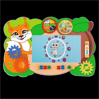 {{photo.Alt || photo.Description || 'Интерактивная панель с бизибордом Service.Interactive "Белка" (0-3 года) ✅'}}