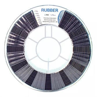 Катушка RUBBER-пластика REC 1.75мм, 750г 14934