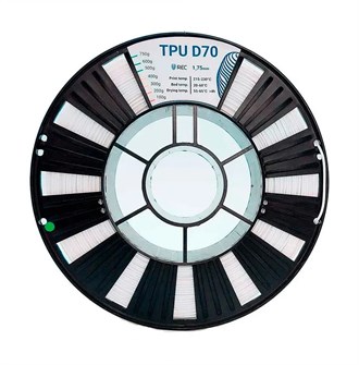 Катушка TPU D70-пластика REC 1.75мм, 750г 14942