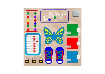 Тактильно-развивающая панель «Детское воображение» Приоритет 11079