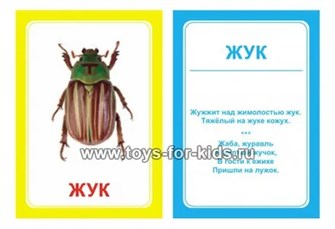 Логопедические карточки "Ж", Вундеркинд с пеленок 01378427290