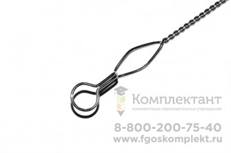 Массажный логопедический зонд Лебедушка на витой ручке с колечком 01860587207