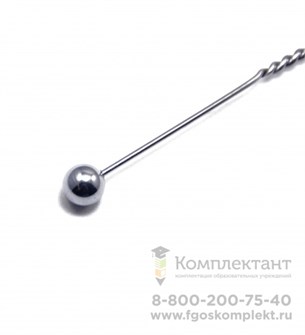 Зонд постановочный Шариковый на витой ручке с колечком с металлическим шариком 01279144987