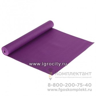 Коврик для йоги (гимнастический коврик) 173 х 61 х 0,3 см, цвет фиолетовый, арт. 3098563 1112180591