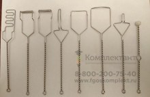 Комплект постановочных зондов по методике Л.С.Волковой 7 шт+шариковый зонд в подарок, 01863729812