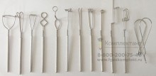 Комплект логопедических массажных зондов из 12 штук с улучшенными ручками, 55902471
