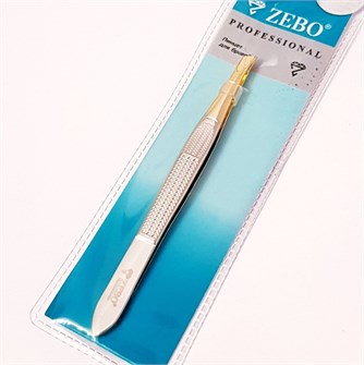 Пинцет для бровей ZEBO, Z-279-652553, имеет скошенные края, арт.252.223 252.223