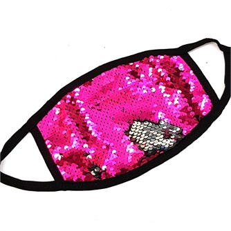Маска с пайетками, тканевая, многоразовая двойная защита, с подкладкой, для детей и взрослых, арт. 406.169 406.169