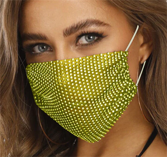 Маска многоразовая защитная сетка- Стразы, арт. 306.998 306.998