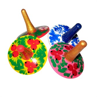 Волчок расписной мини 677824