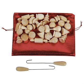 Бирюльки без отверстий в мешочке 56770