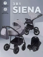 Коляска 3 в 1 Rant Siena 2024 02 темно-серый - светло-серый 5903990642029