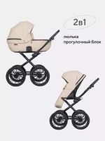 Коляска 2 в 1 Riko Basic Montana Ecco Prestige 15 Ivory beige 5907729452996